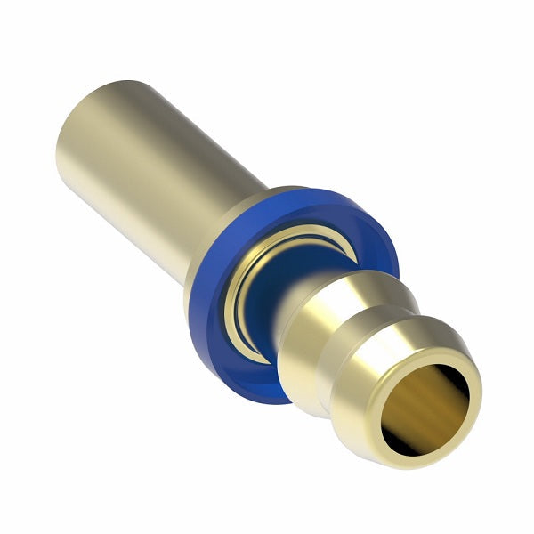 4750-8B Aeroquip by Danfoss | Compression Type Socketless Reusable Hose Fitting | -08 Tube x -08 Push-On Hose Barb | Brass
