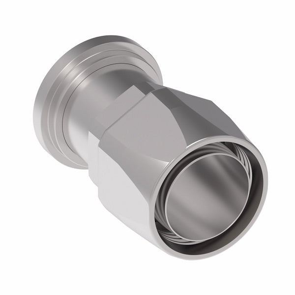 4775-24S Aeroquip by Danfoss | SAE Code 61 Split Flange (SAE J518) 100R5 Reusable Hose Fitting | -24 Code 61 Split Flange x -24 Reusable Hose End | Steel