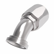 4777-24S Aeroquip by Danfoss | SAE Code 61 Split Flange 45° Elbow (SAE J518) 100R5 Reusable Hose Fitting | -24 Code 61 Split Flange x -24 Reusable Hose End | Steel