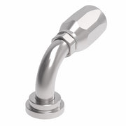 4790-24S Aeroquip by Danfoss | Code 61 Split Flange SAE J518 90° Elbow 100R2 Skive Style Reusable Hose Fitting | -24 Code 61 Split Flange x -24 Reusable Hose End | Steel