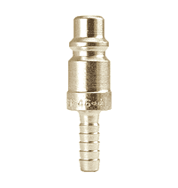 48-4B ZSi-Foster Quick Disconnect Plug - 3/8" ID - Hose Stem - Brass