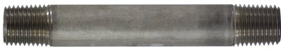 48021 (48-021) Midland Schedule 40 Welded Nipple - 1/4" Diameter x 1-1/2" Length - 304 Stainless Steel