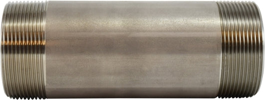 48170 (48-170) Midland Schedule 40 Welded Nipple - 2" Diameter x 8" Length - 304 Stainless Steel