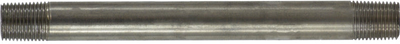 49007 (49-007) Midland Schedule 40 Welded Nipple - 1/8" Diameter x 4" Length - 316 Stainless Steel