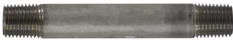 49024 (49-024) Midland Schedule 40 Welded Nipple - 1/4" Diameter x 3" Length - 316 Stainless Steel