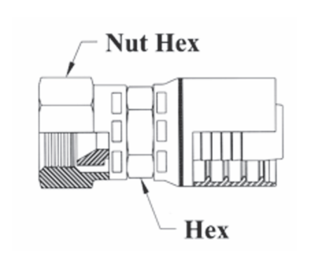 4GC09-24x24 Couplamatic Grip Crimp 4GC Series Coupling - JIC 37° - Female Swivel - 1-1/2" Hose ID - 1-7/8x12 Thread Size