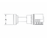 4GC60-16x16 Couplamatic Grip Crimp 4GC Series Coupling - Code 62 Split Flange - Straight - 1" Hose ID - 1" Flange Size