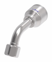 4SA12FJG12 Aeroquip by Danfoss | 4 Wire 4S Female JIC/37° Swivel 60° Elbow (FJG) Crimp Fitting | -12 Female JIC/37° Swivel x -12 Hose Barb | Steel
