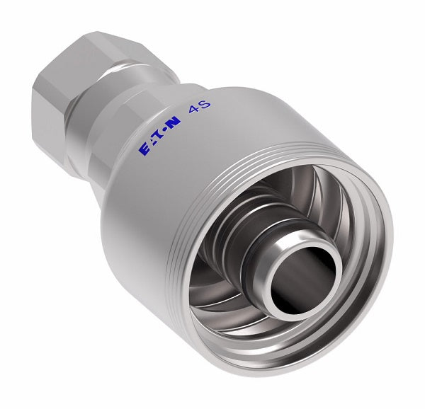 4SA12FJ12 Aeroquip by Danfoss | 4 Wire 4S Female JIC/37° Swivel (FJ) Crimp Fitting | -12 Female JIC/37° Swivel x -12 Hose Barb | Steel