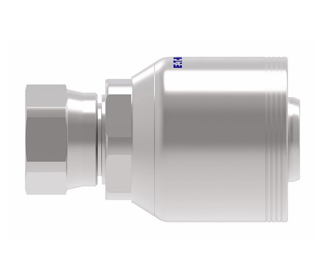 4SA20FJ20 Aeroquip by Danfoss | 4 Wire 4S Female JIC/37° Swivel (FJ) Crimp Fitting | -20 Female JIC/37° Swivel x -20 Hose Barb | Steel