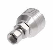 4SA6FJ6 Aeroquip by Danfoss | 4 Wire 4S Female JIC 37° Swivel (FJ) Crimp Fitting | -06 Female JIC 37° Swivel x -06 Hose Barb | Steel