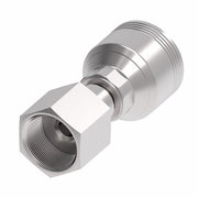 4SA8FR6 Aeroquip by Danfoss | 4 Wire 4S Female ORS Swivel (FR) Crimp Fitting | -08 Female O-Ring Face Seal Swivel x -06 Hose Barb | Steel