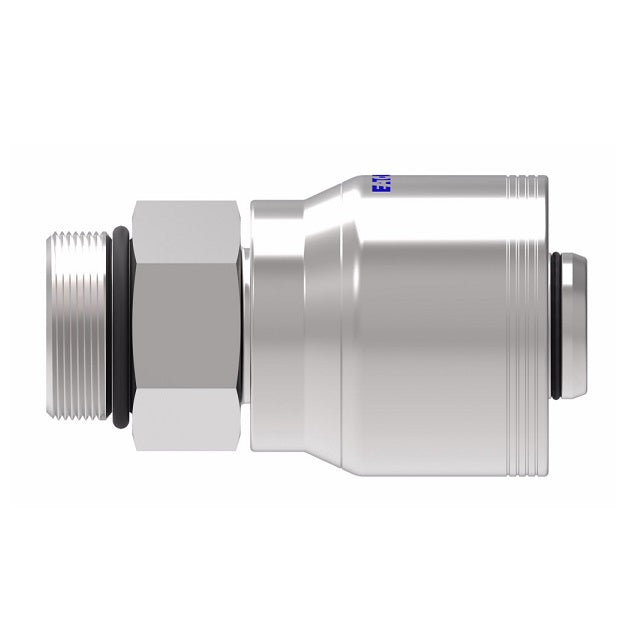 4SA16MB16 Aeroquip by Danfoss | 4 Wire 4S Male O-Ring Boss Rigid (MB) Crimp Fitting | -16 Male O-Ring Boss x -16 Hose Barb | Steel