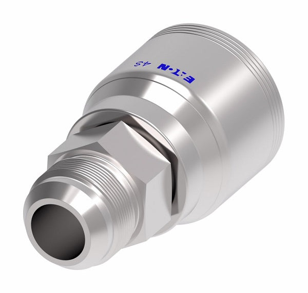 4SA16MJ16 Aeroquip by Danfoss | 4 Wire 4S Male JIC/37° Rigid (MJ) Crimp Fitting | -16 Male JIC/37° Rigid x -16 Hose Barb | Steel