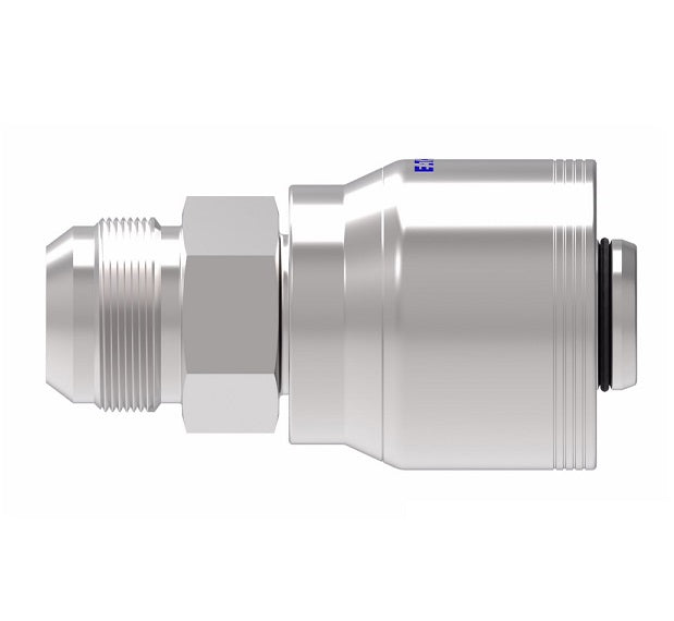4SA20MJ16 Aeroquip by Danfoss | 4 Wire 4S Male JIC/37° Rigid (MJ) Crimp Fitting | -20 Male JIC/37° Rigid x -16 Hose Barb | Steel