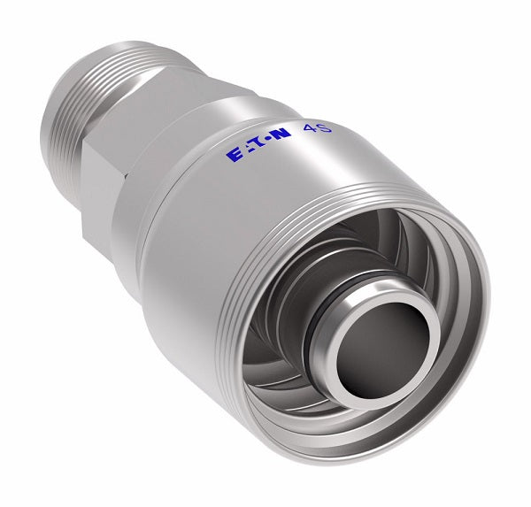 4SA20MJ16 Aeroquip by Danfoss | 4 Wire 4S Male JIC/37° Rigid (MJ) Crimp Fitting | -20 Male JIC/37° Rigid x -16 Hose Barb | Steel