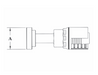 4SH60-32x32 Couplamatic Grip Crimp 4SH Series Coupling - Code 62 Split Flange - Straight - 2" Hose ID - 2" Flange Size