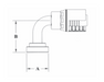 4SH62-20x20 Couplamatic Grip Crimp 4SH Series Coupling - Code 62 Split Flange - 90° Bend - 1-1/4" Hose ID - 1-1/4" Flange Size