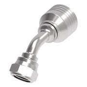 4S8BFA8 Aeroquip by Danfoss | 4 Wire 4S JIS/BSPP Female Swivel, 45° Elbow (BFA) Crimp Fitting | -08 Female BSPP Swivel x -08 Hose Barb | Steel