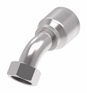 4S20BFA20 Aeroquip by Danfoss | 4 Wire 4S Female BSPP Swivel 60° Cone Seat 45° Elbow (BFA) Crimp Fitting | -20 Female BSPP Swivel x -20 Hose Barb | Steel