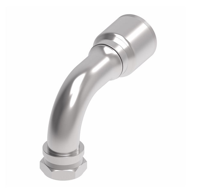 4S32BFB32 Aeroquip by Danfoss | 4 Wire 4S Female BSPP Swivel 60° Cone Seat 90° Elbow (BFB) Crimp Fitting | -32 Female BSPP Swivel x -32 Hose Barb | Steel