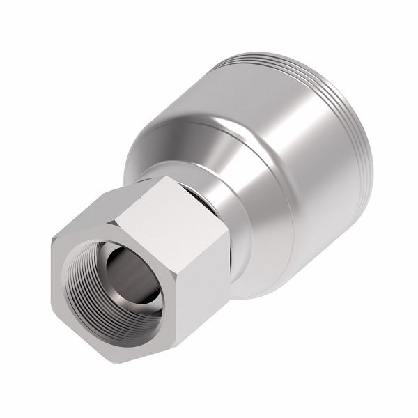 4S12BF12 Aeroquip by Danfoss | 4 Wire 4S Female BSPP Swivel 60° Cone Seat (BF) Crimp Fitting | -12 Female BSPP Swivel x -12 Hose Barb | Steel