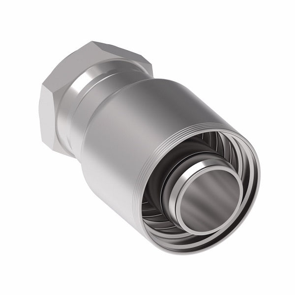 4S32BF32 Aeroquip by Danfoss | 4 Wire 4S Female BSPP Swivel 60° Cone Seat (BF) Crimp Fitting | -32 Female BSPP Swivel x -32 Hose Barb | Steel