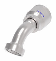 4S16CTA16 Aeroquip by Danfoss | 4 Wire 4S CAT Flange 45° Elbow (CTA) Crimp Fitting | -16 CAT Flange x -16 Hose Barb | Steel