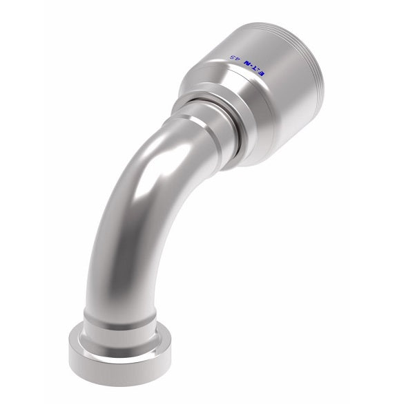 4S20CTB20 Aeroquip by Danfoss | 4 Wire 4S CAT Flange 90° Elbow (CTB) Crimp Fitting | -20 CAT Flange x -20 Hose Barb | Steel