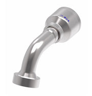 4S20CTE16 Aeroquip by Danfoss | 4 Wire 4S CAT Flange 67.5° Elbow (CTE) Crimp Fitting | -20 CAT Flange x -16 Hose Barb | Steel