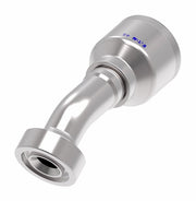 4S16CTF16 Aeroquip by Danfoss |4 Wire 4S CAT Flange 30° Elbow (CTF) Crimp Fitting | -16 CAT Flange x -16 Hose Barb | Steel