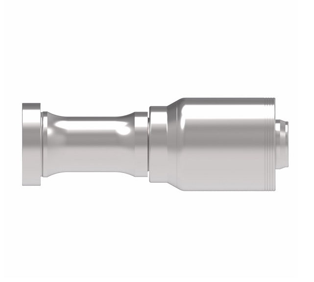 4S24CT24 Aeroquip by Danfoss | 4 Wire 4S CAT Flange (CT) Crimp Fitting | -24 CAT Flange x -24 Hose Barb | Steel