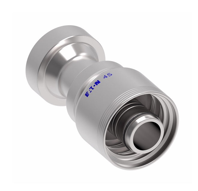 4S20CT16 Aeroquip by Danfoss | 4 Wire 4S CAT Flange (CT) Crimp Fitting | -20 CAT Flange x -16 Hose Barb | Steel