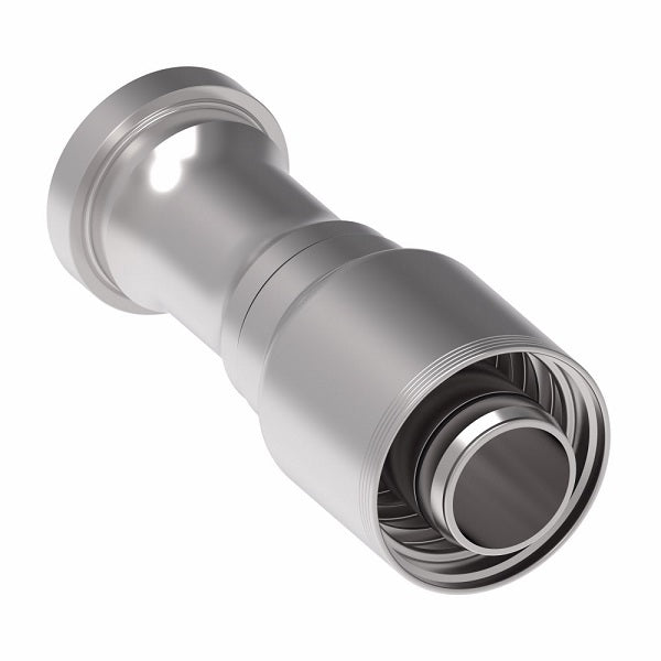 4S32CT32 Aeroquip by Danfoss | 4 Wire 4S CAT Flange (CT) Crimp Fitting | -32 CAT Flange x -32 Hose Barb | Steel