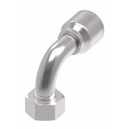 4S32DSB20 Aeroquip by Danfoss | 4 Wire 4S Female DIN 24° Seat Swivel DKO (Heavy) 90° Elbow (DSB) Crimp Fitting | S38 Female DKO/DIN 24° Seat x -20 Hose Barb | Steel