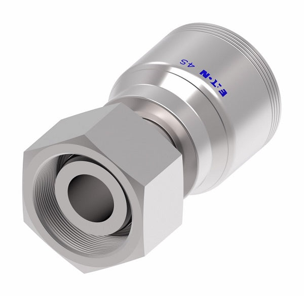 4S12DS8 Aeroquip by Danfoss | 4 Wire 4S DKO Female Swivel, Heavy Duty (DS) Crimp Fitting | S16 Female DKO/DIN x -08 Hose Barb | Steel