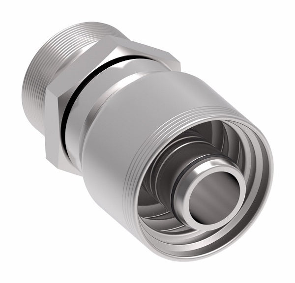 4S32EK20 Aeroquip by Danfoss | 4 Wire 4S Male DIN 24° Seat Rigid DKO (Heavy) (EK) Crimp Fitting | S38 Male DKO/DIN 24° Seat x -20 Hose Barb | Steel