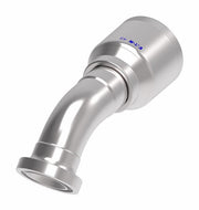 4S20FHA20 Aeroquip by Danfoss | 4 Wire 4S SAE Code 62 Flange 45° Elbow (FHA) Crimp Fitting | -20 Code 62 Flange x -20 Hose Barb | Steel