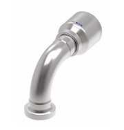 4S20FHB20 Aeroquip by Danfoss | 4 Wire 4S SAE Code 62 Flange 90° Elbow (FHB) Crimp Fitting | -20 Code 62 Flange x -20 Hose Barb | Steel
