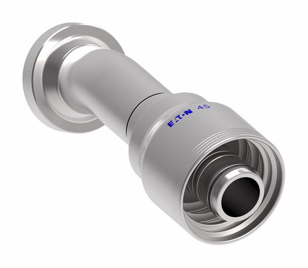 4S20FHD16 Aeroquip by Danfoss | 4 Wire 4S SAE Code 62 Flange 22.5° Elbow (FHD) Crimp Fitting | -20 Code 62 Flange x -16 Hose Barb | Steel