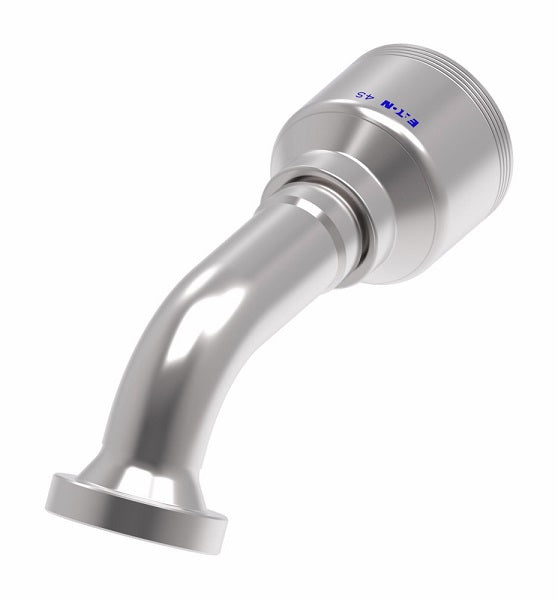 4S12FHG12 Aeroquip by Danfoss | 4 Wire 4S SAE Code 62 Flange 60° Elbow (FHG) Crimp Fitting | -12 Code 62 Flange x -12 Hose Barb | Steel