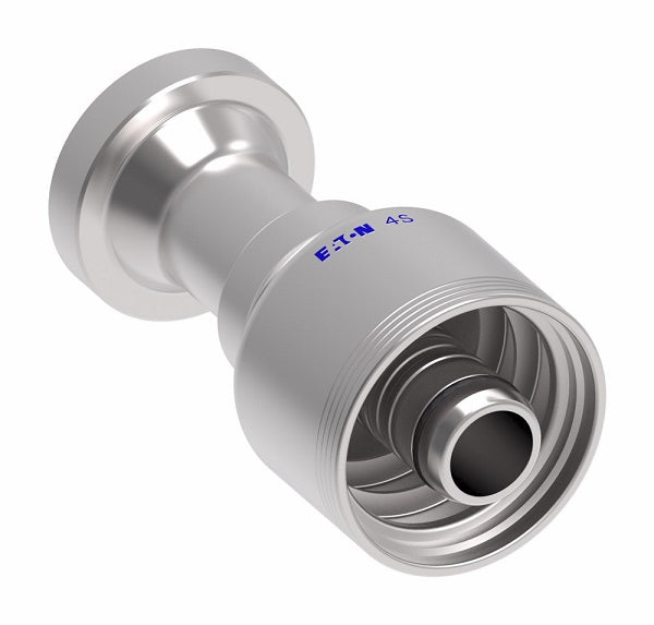 4S16FH12 Aeroquip by Danfoss | 4 Wire 4S SAE Code 62 Flange (FH) Crimp Fitting | -16 Code 62 Flange x -12 Hose Barb | Steel