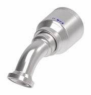 4S16FLA20 Aeroquip by Danfoss | 4 Wire 4S SAE Code 61 Flange 45° Elbow (FLA) Crimp Fitting | -16 Code 61 Flange x -20 Hose Barb | Steel