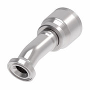 4S16FLD16 Aeroquip by Danfoss | 4 Wire 4S SAE Code 61 Flange 22.5° Elbow (FLD) Crimp Fitting | -16 Code 61 Flange x -16 Hose Barb | Steel