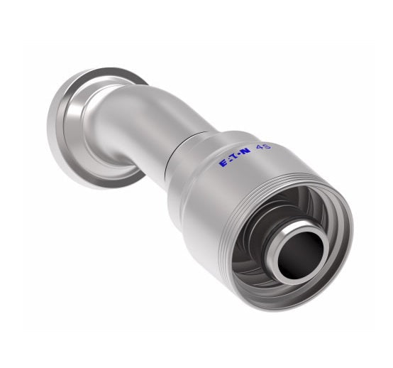 4S16FLF16 Aeroquip by Danfoss | 4 Wire 4S SAE Code 61 Flange 30° Elbow (FLF) Crimp Fitting | -16 Code 61 Flange x -16 Hose Barb | Steel