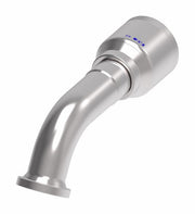 4S20FLG20 Aeroquip by Danfoss | 4 Wire 4S SAE Code 61 Flange 60° Elbow (FLG) Crimp Fitting | -20 Code 61 Flange x -20 Hose Barb | Steel