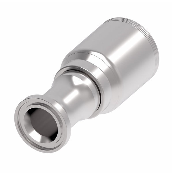 4S32FL24 Aeroquip by Danfoss | 4 Wire 4S SAE Code 61 Flange (FL) Crimp Fitting | -32 Code 61 Flange x -24 Hose Barb | Steel