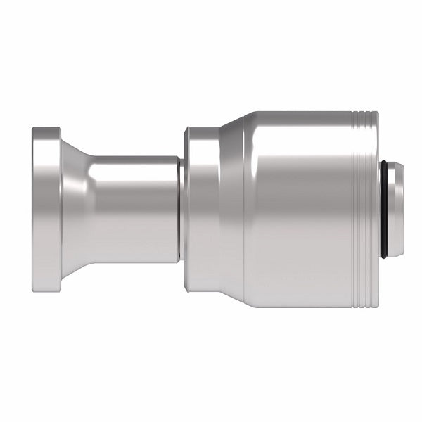 4S20FL16 Aeroquip by Danfoss | 4 Wire 4S SAE Code 61 Flange (FL) Crimp Fitting | -20 Code 61 Flange x -16 Hose Barb | Steel