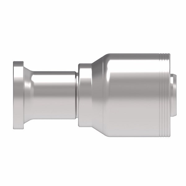 4S24FL20 Aeroquip by Danfoss | 4 Wire 4S SAE Code 61 Flange (FL) Crimp Fitting | -24 Code 61 Flange x -20 Hose Barb | Steel