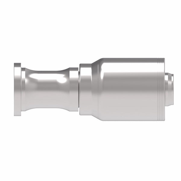 4S24FL24 Aeroquip by Danfoss | 4 Wire 4S SAE Code 61 Flange (FL) Crimp Fitting | -24 Code 61 Flange x -24 Hose Barb | Steel